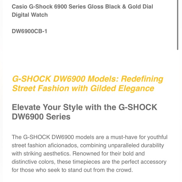Casio G-Shock DW-6900CB-1 the "Crazy Colors" series. Black Friday only price 🖤 - Picture 12 of 13